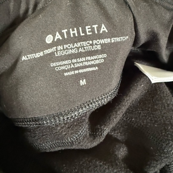 Athleta Altitude Tight in polartech power stretch legging altitude in black - Picture 4 of 9